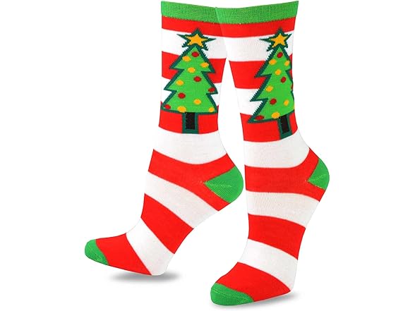 TeeHee Christmas Holiday Fun Crew Socks