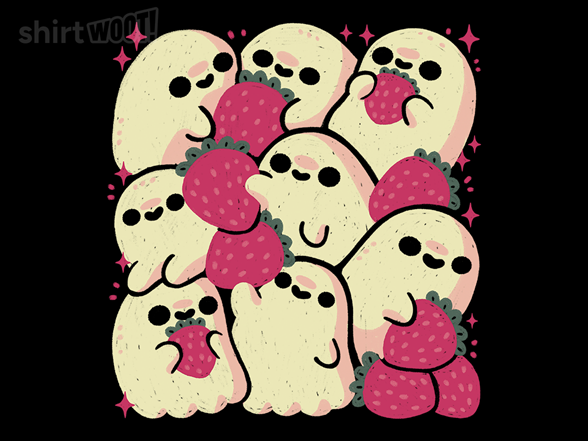 Spooky Cute Ghosts with Strawberries