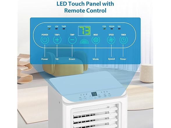 (NEW!) AutoSteelix 8kBTU Portable AC