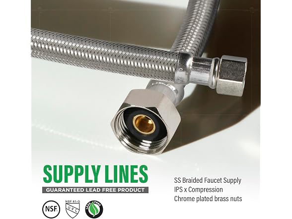 Highcraft Braided Faucet Connector