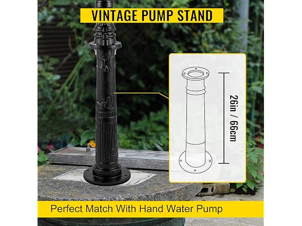 Antique Hand Water Pump Stand Pitcher Pump 3562