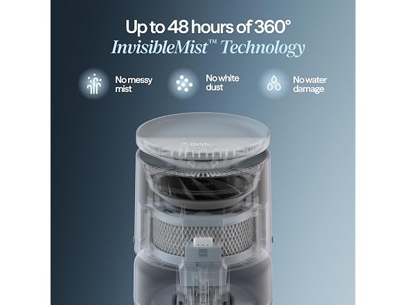 BLUEAIR Room Humidifier - DreamWell - Grey