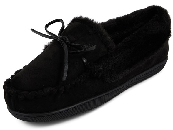 Floopi Women's Microsuede Moccasin Slipper
