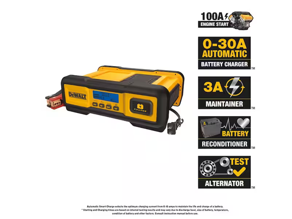 Dewalt DXAEC100 100A Car Battery Charger/Maintainer