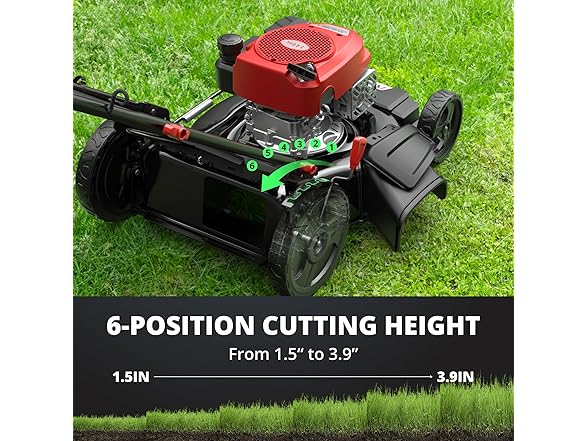 AMERISUN 21" Gas Lawn Mower