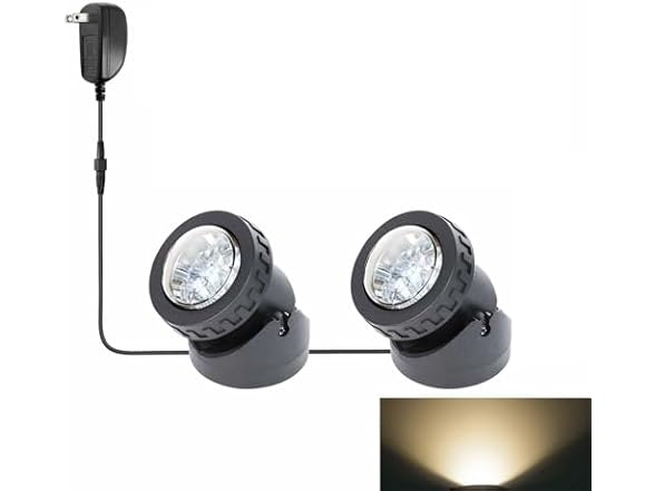 yoosuml Warm White Pond Lights