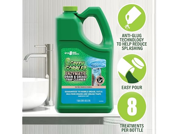 Green Gobbler Enzyme Drain Cleaner 1 Gallon