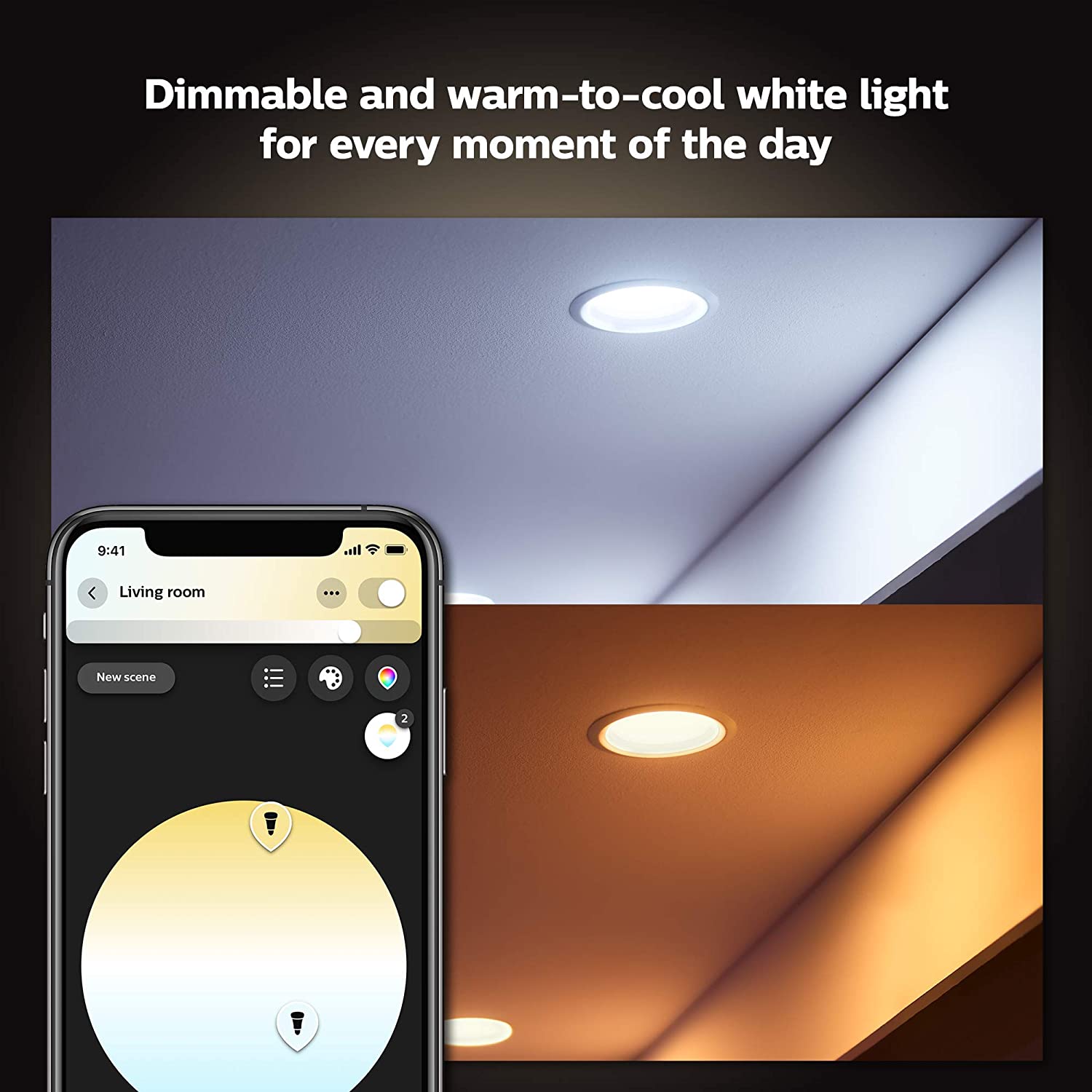Philips Hue Wireless Recessed Downlight - Gallery 11