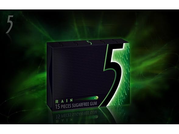 1PK 5 Rain Gum, 15 count