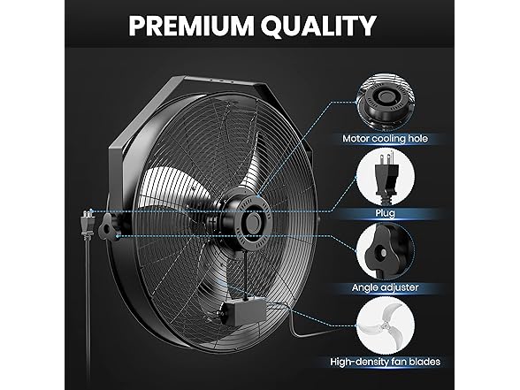 Simple Deluxe 20" High Velocity Fan 2-Pk