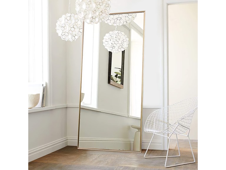 NeuType Full Length Mirror Floor Mirror with Standing Holder