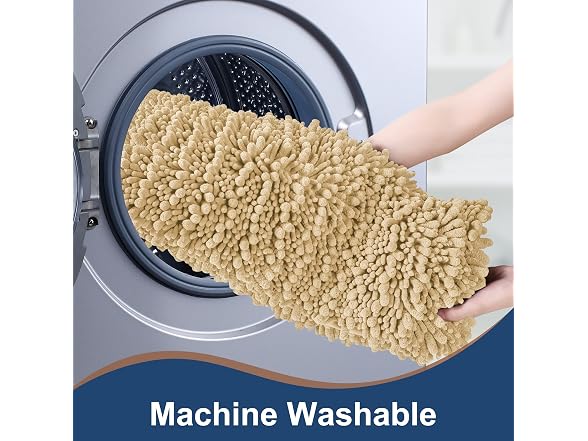 FLOLEOPA Soft Plush Microfiber Bath Rugs