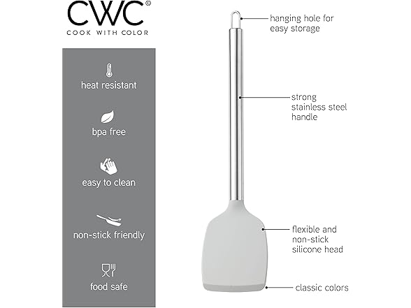 COOK WITH COLOR 38Pc Silicone Utensils