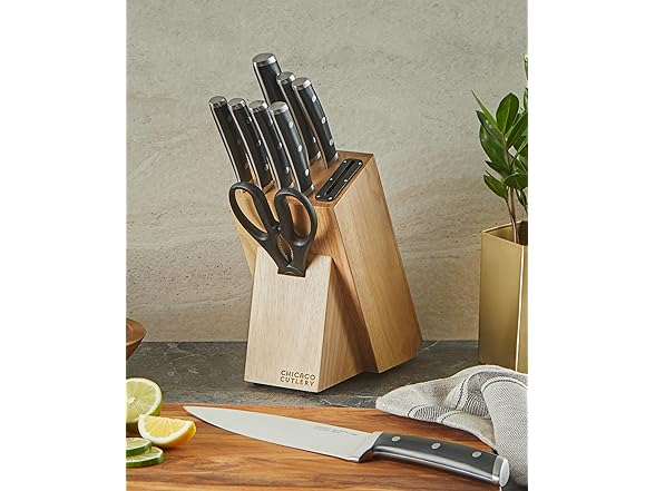 Chicago Cutlery Damen (10-PC) Built-In Sharpener