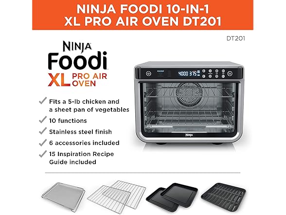 Ninja Air Fryer & Toaster Oven