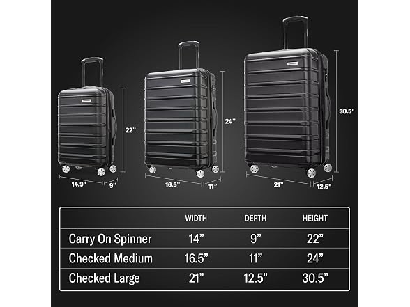 Samsonite Omni 2 Hardside Luggage 2-Piece Set Blue