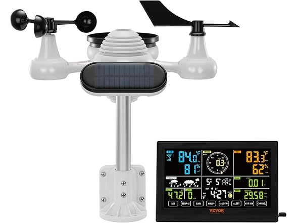 VEVOR 7-in-1 Wireless Weather Station