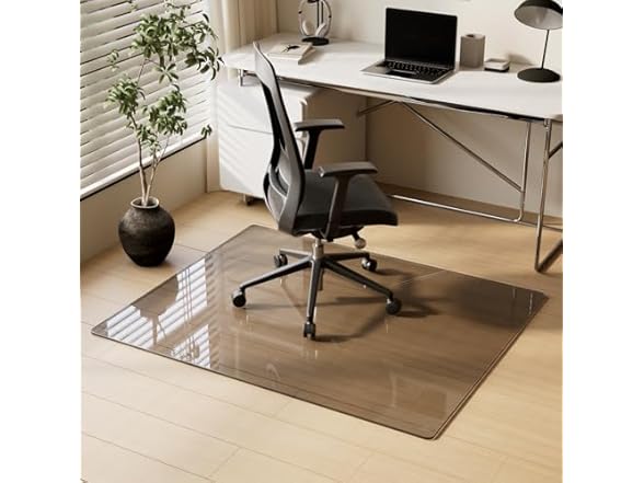 ZENOMIRRIS Tempered Glass Desk Mat