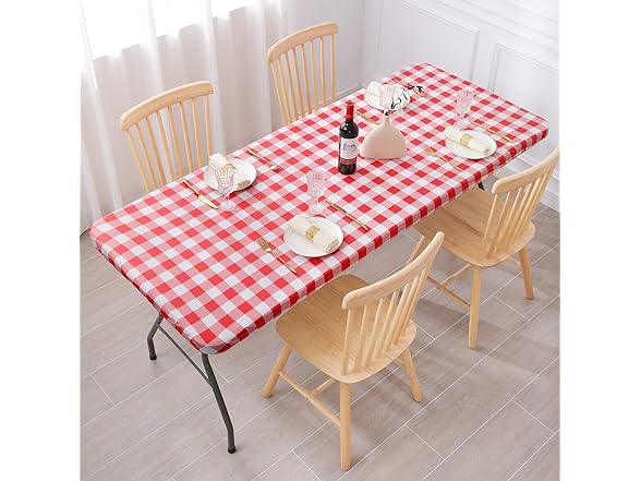 5 PC Rectangular Picnic Table Clothes