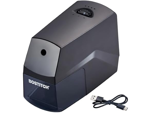 Bostitch Portable Rechargeable Battery Pencil Sharpener