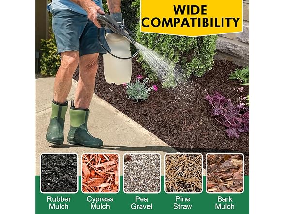 Jdiction 2 Gallon Mulch Binder for Landscaping
