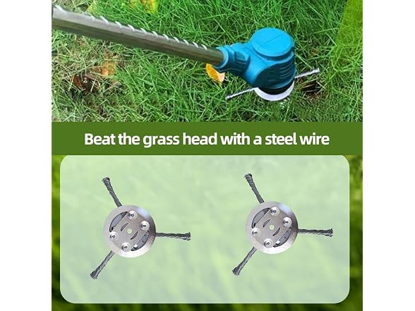 KTHostler GAR-118 (2 Pack) Steel Wire Grass Trimmer Head