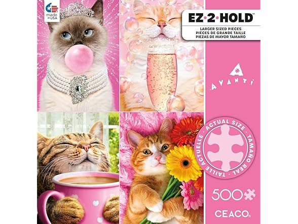 Ceaco - Avanti Cat Fancies - 500 Piece Puzzle