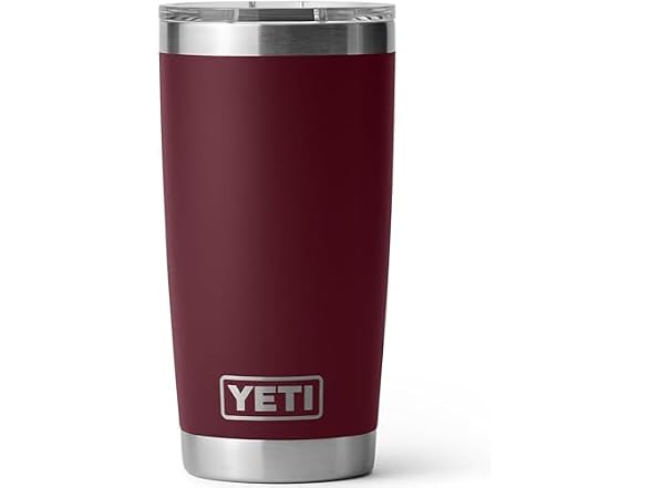 YETI Rambler 20oz Tumbler, Wild Vine Red