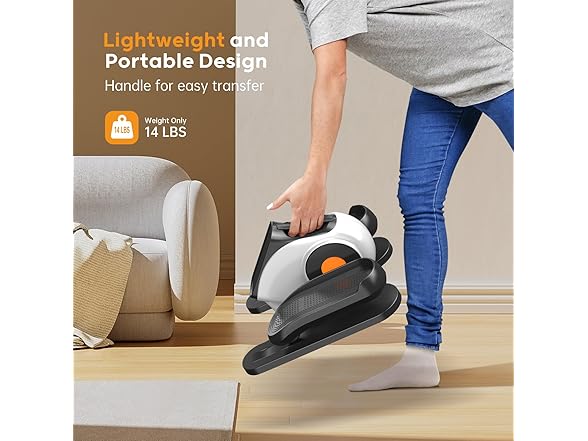 HitGo 2-in-1 Under Desk Elliptical