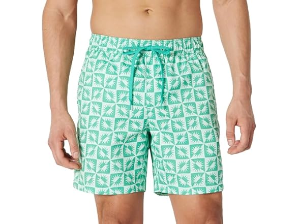 Light Blue Mint Green Sun Geo