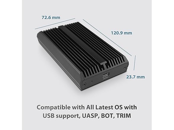 NexStar SX USB-C M.2 NVMe Enclosure
