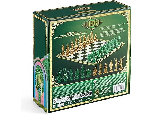 Wicked Chess Set - Shiz vs. Emerald City