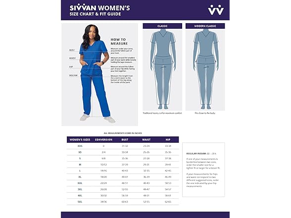 Sivvan Scrubs for Women - Long Sleeve Co