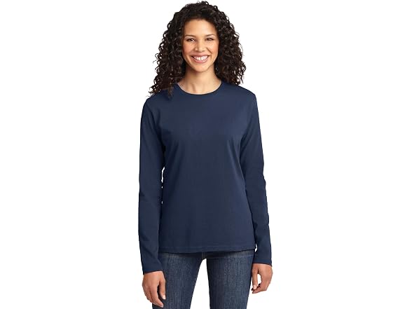 Port & Co Women (M) Mpany Ladies Long Sleeve Tee