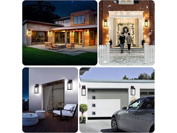 Brightever Motion Sensor Outdoor Wall Sconce Lantern