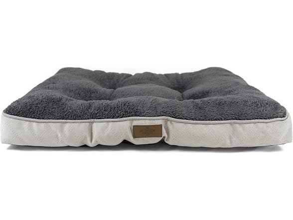 Cozy Cuddlerz GZ16294M Quilted Crate Mat, 24", Grey