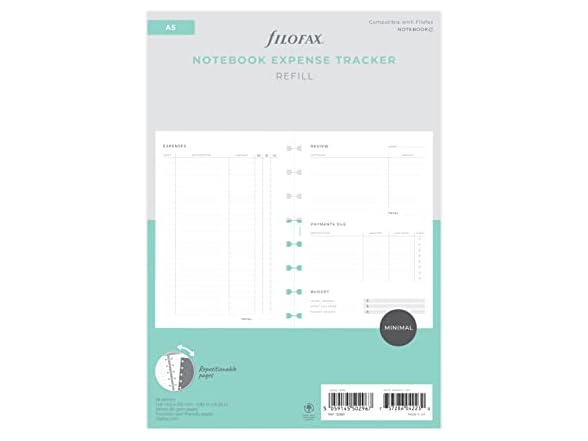 Filofax A5 Refillable Notebook Minimal