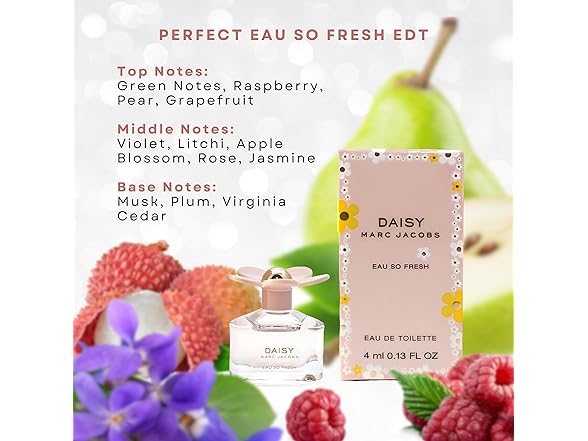 Marc Jacobs Perfume for Women Gift Set 4-Piece Mini Variety Splashes