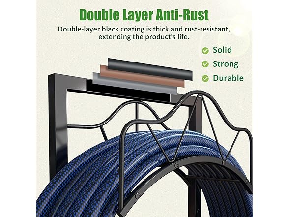 Freestanding Garden Hose Holder