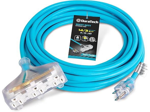 DURATECH 25FT Extension Cord