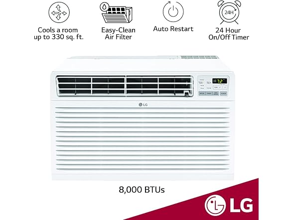 LG LT0816CER 7,800 BTU Through the Wall AC NEW