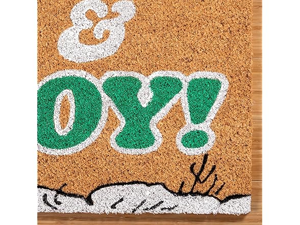 Gertmenian Peanuts Snoopy Coir Doormat