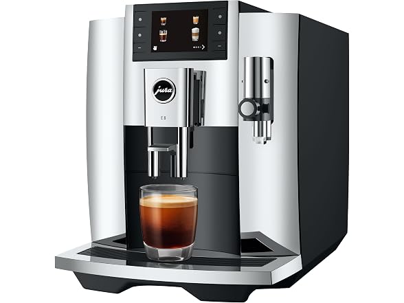Jura E8 Chrome Automatic Coffee and Espresso Machine
