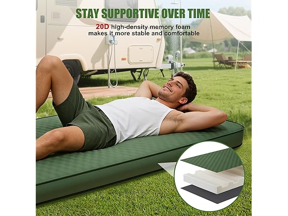 BreezCamp Self Inflating Sleeping Pad