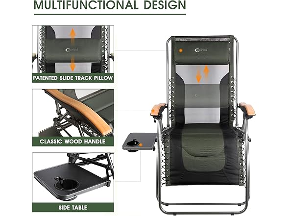 PORTAL Zero Gravity Chair (Green)