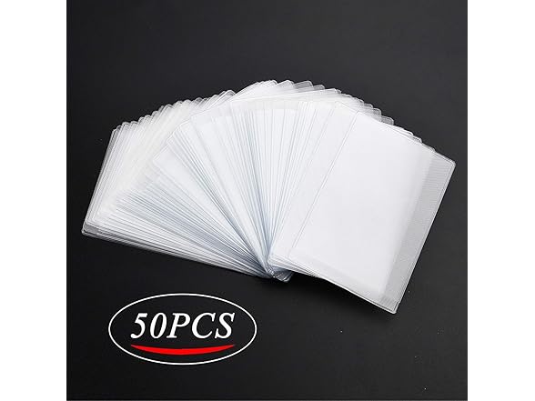 BronaGrand 50pcs Transparent Vertical ID