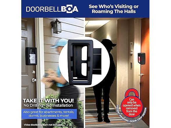 DOORBELLBOA DoorbellBoa Anti-Theft Video Doorbell Door