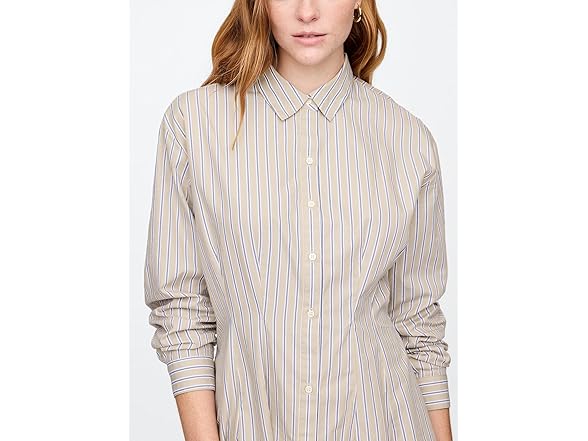GAP Women Flare Mini Shirtdress Neutral