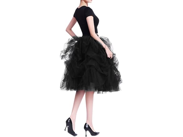 Wdpl Women (XL) Short Tulle Skirt Gathered Skirts
