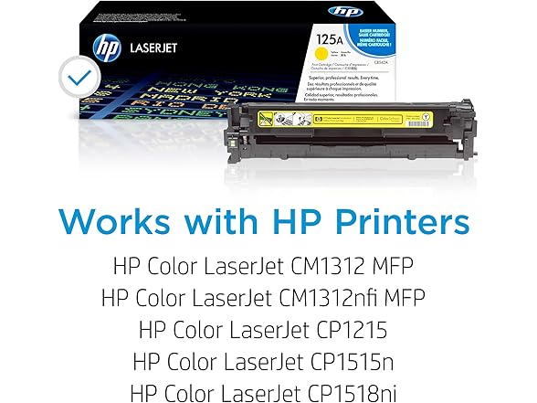 HP CB542A Toner Cartridge Yellow